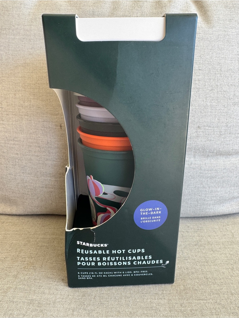 Starbucks Halloween Glow-in-the-Dark Reusable Hot Cups